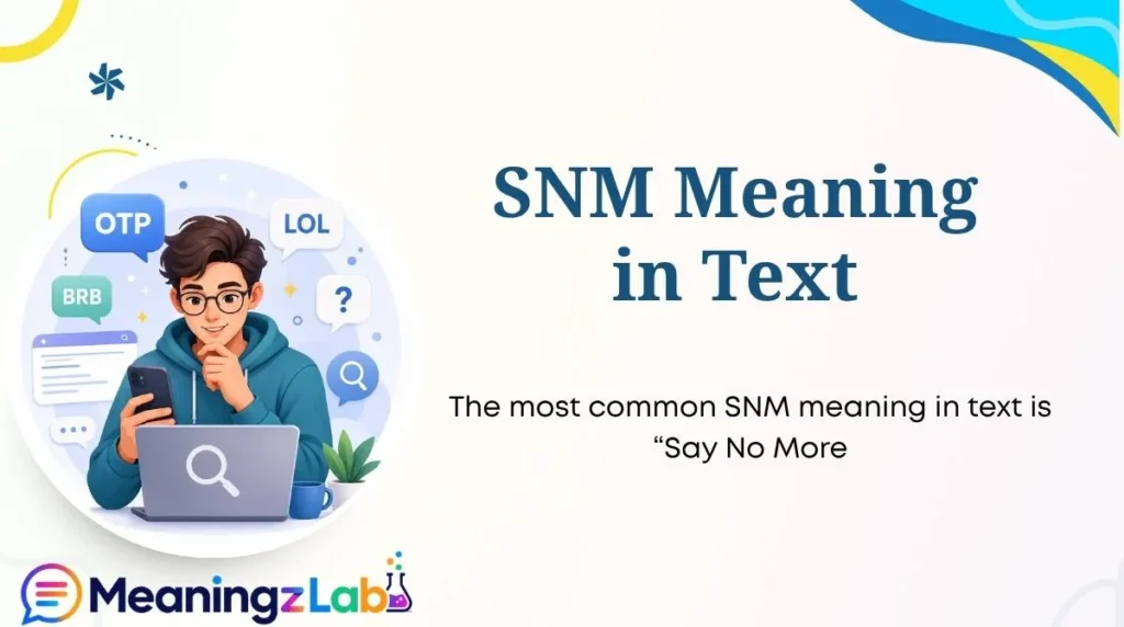 SNM Meaning in Text