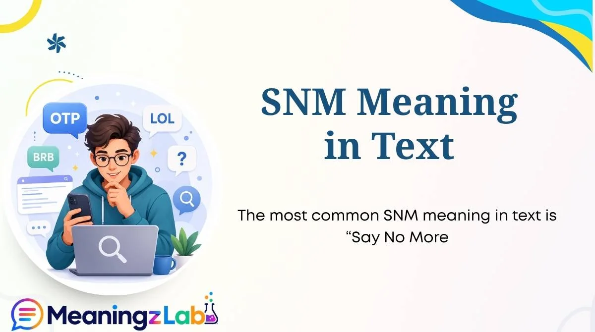 SNM Meaning in Text