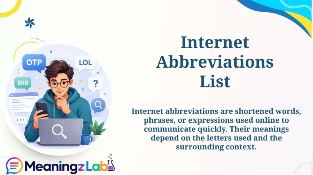 Internet Abbreviations List