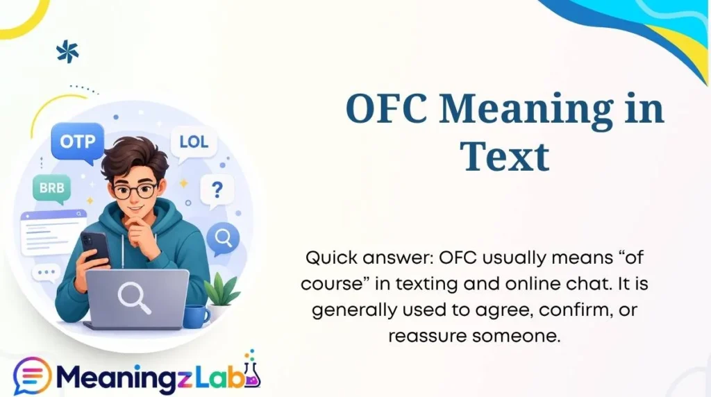 OFC Meaning in Text