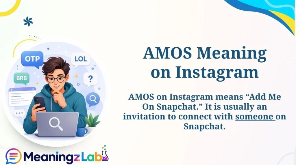 AMOS Meaning on Instagram
