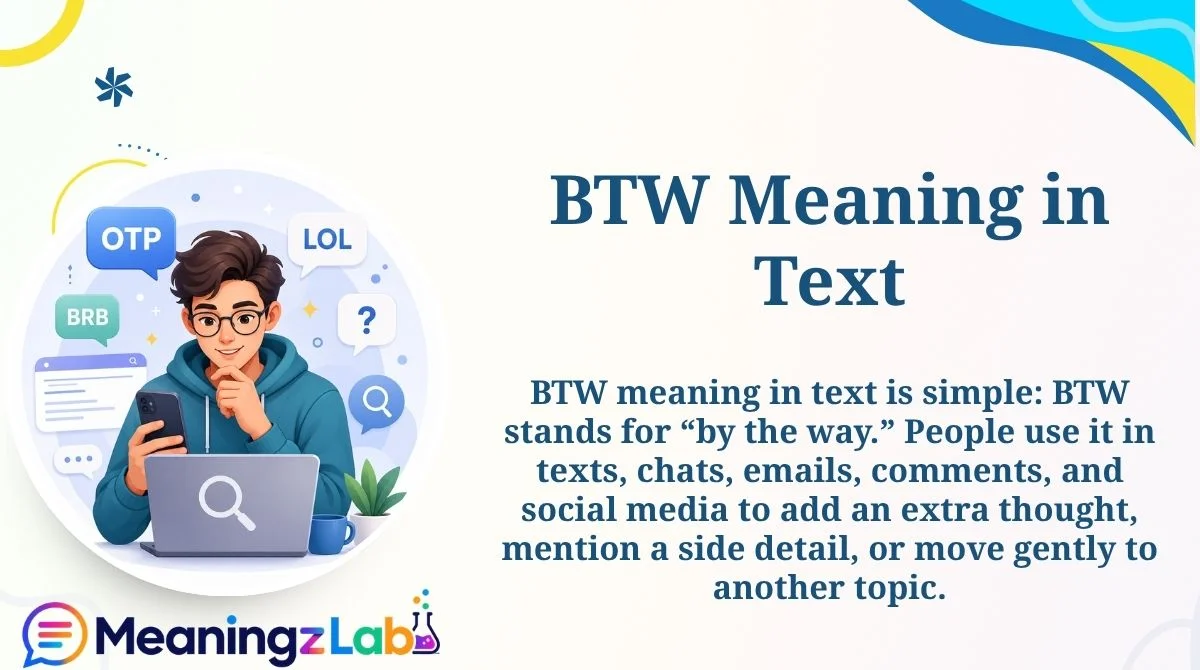 BTW Meaning in Text
