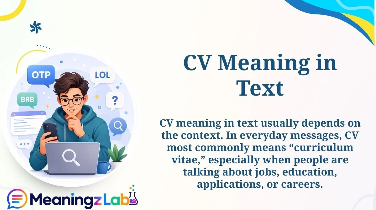 CV Meaning in Text