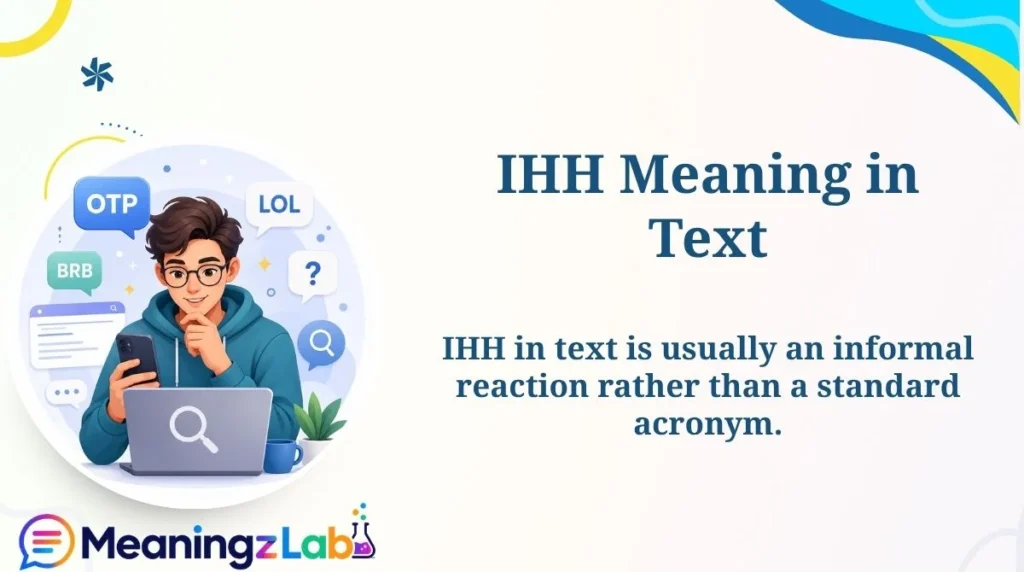 IHH Meaning in Text