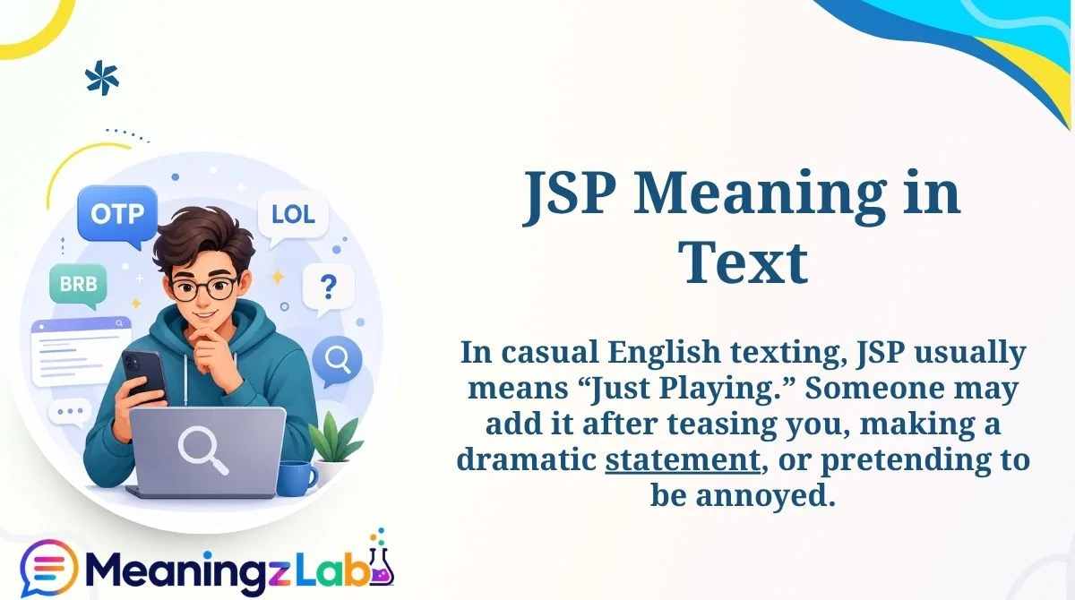 JSP Meaning in Text