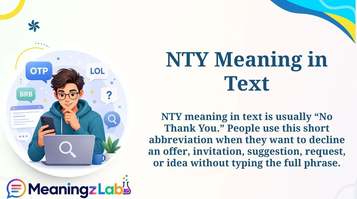 NTY Meaning in Text