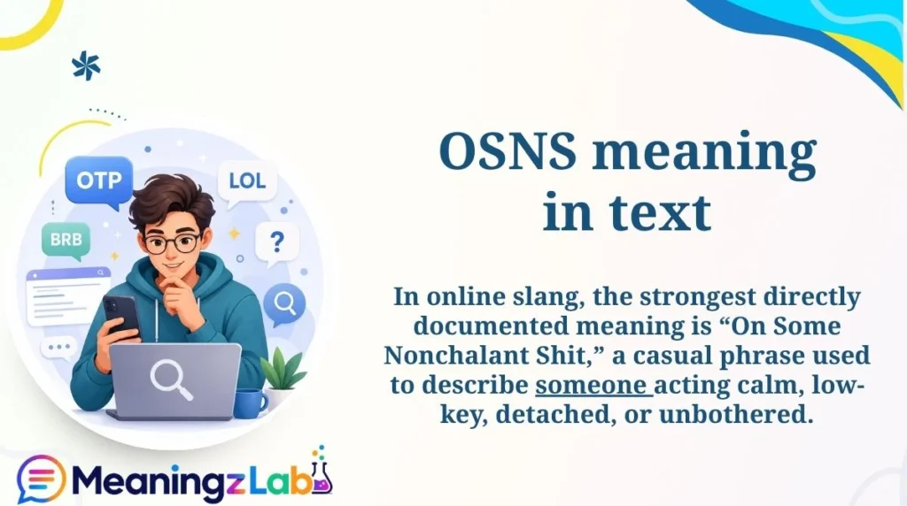 OSNS meaning in text