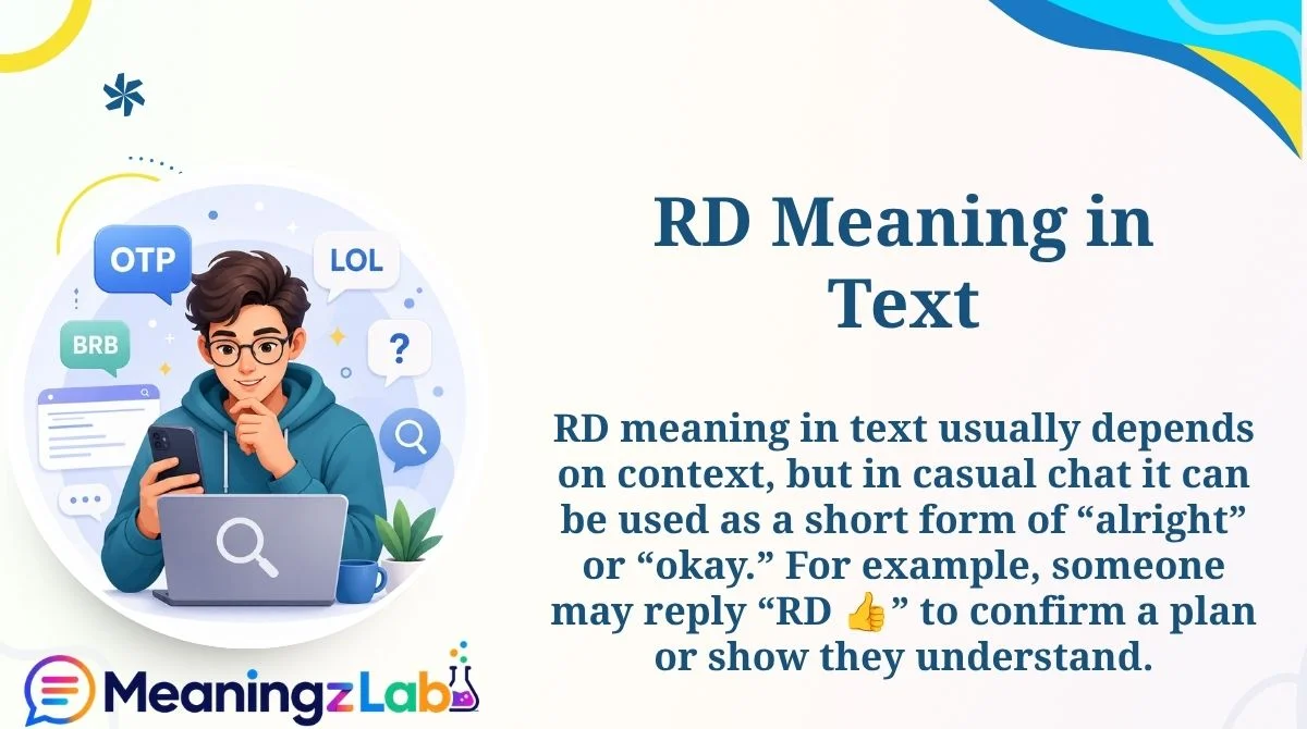 RD Meaning in Text