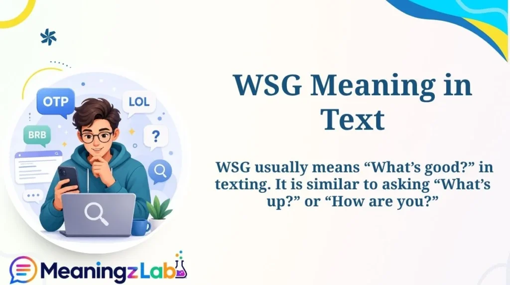 WSG Meaning in Text
