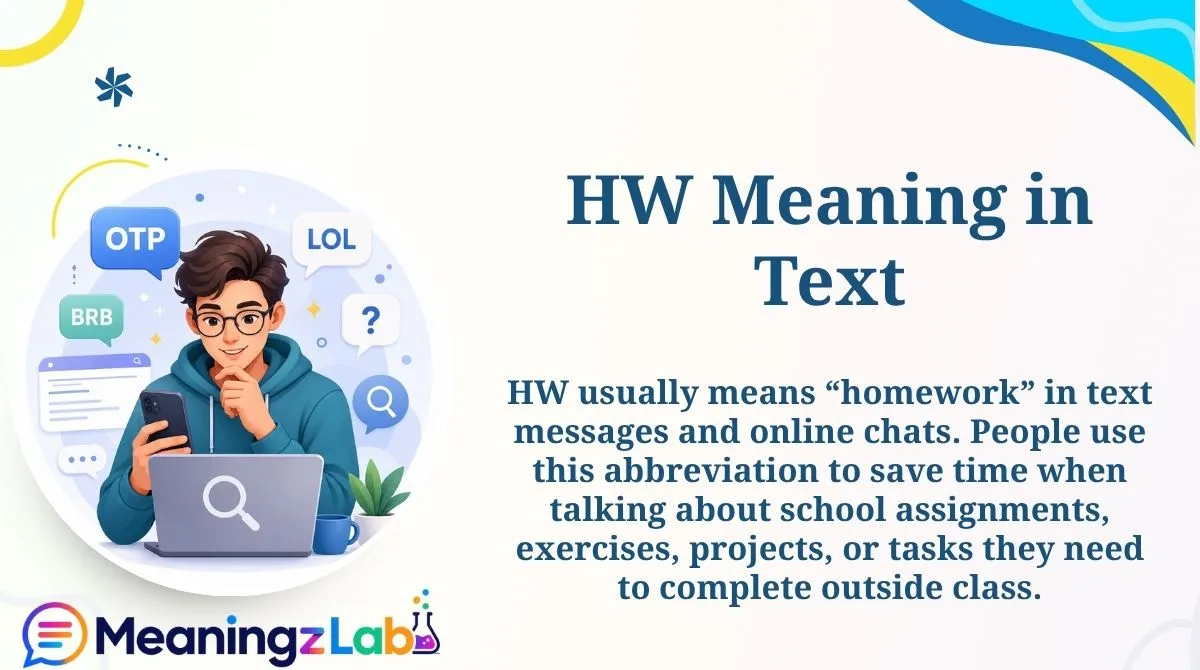HW Meaning in Text