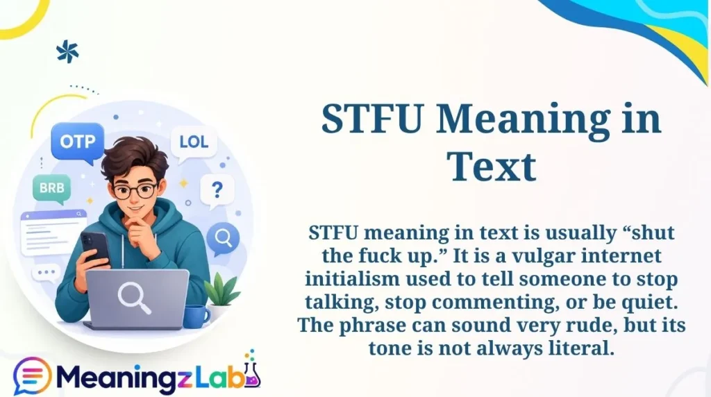 STFU Meaning in Text
