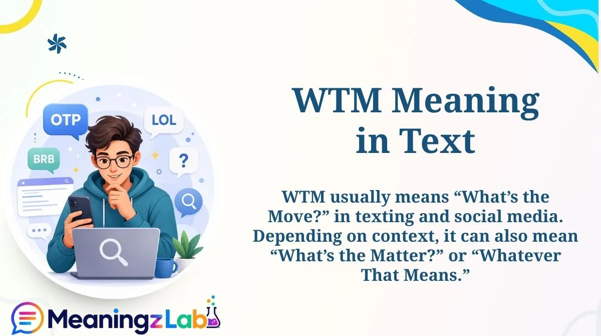 WTM Meaning in Text